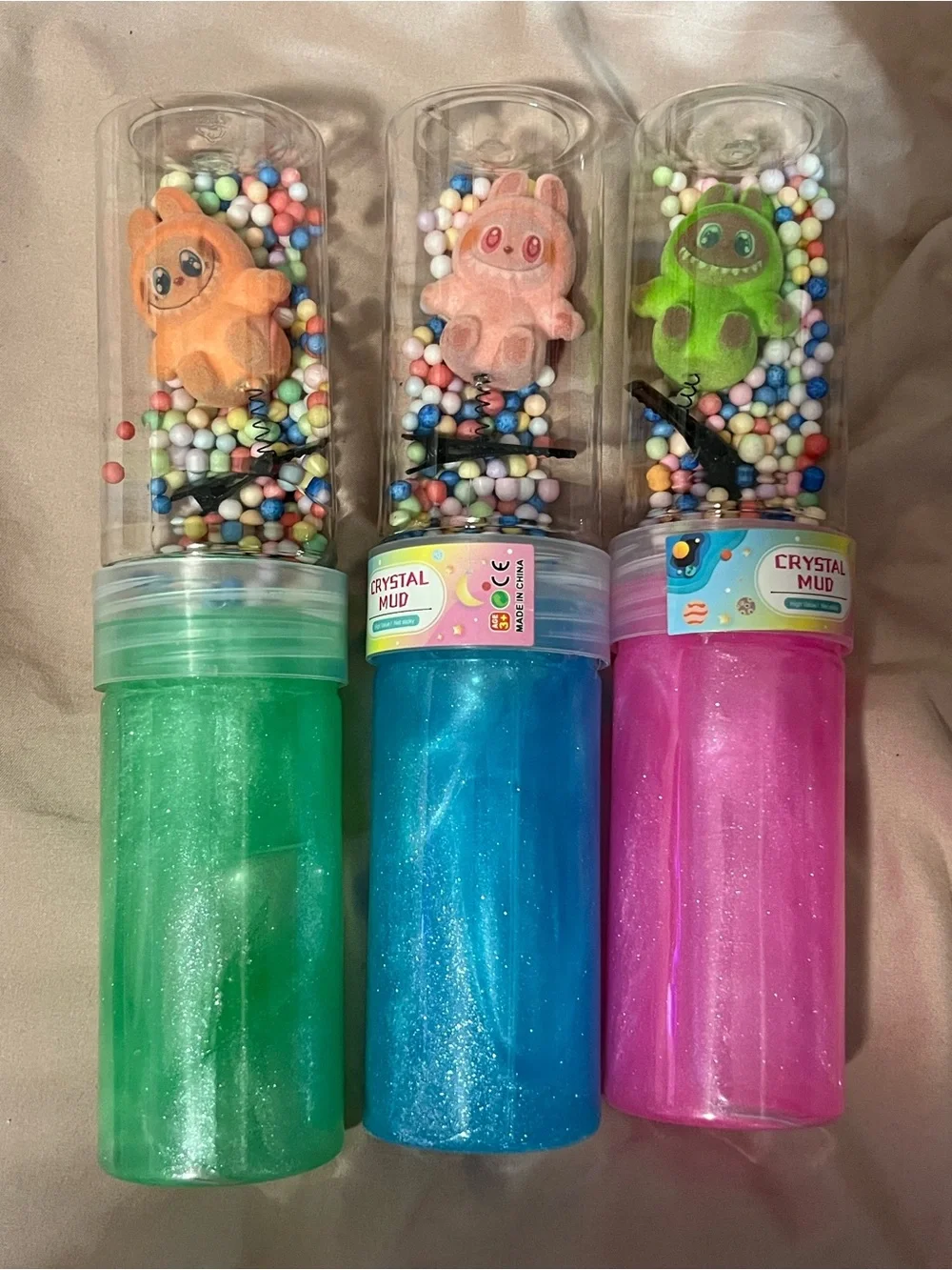Slime Kit Sensory Slime Trio - Green, Blue & Pink